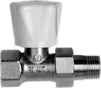 Вентиль Oventrop HR DN 15 1/2" прямой, ручной, на подачу