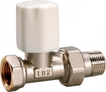 Вентиль Luxor tekna RD 01 1/2" прямой, ручной, на подачу