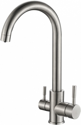 Смеситель Steel Hammer SH 713 INOX для кухонной мойки
