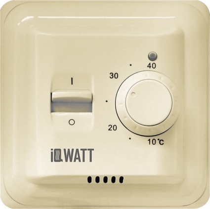 Терморегулятор IQ Watt Thermostat M E72.26P кремовый