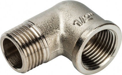 Угольник Stout SFT-0012 1/2" НВ, никелированный