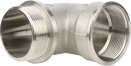 Угольник Stout SFT-0016 2" НВ, с упором, никелированный