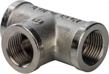 Тройник Stout SFT-0020 3/8" никелированный