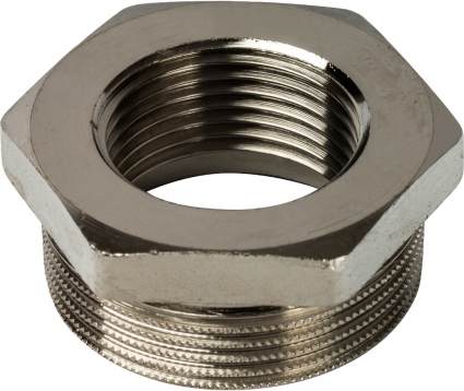 Футорка Stout SFT-0029 1 1/2"x1" никелированная