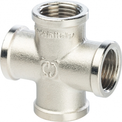 Крестовина Stout SFT-0031 1/2" ВВ никелированная