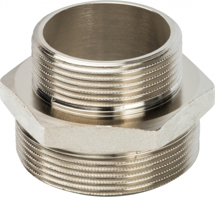 Ниппель Stout SFT-0004 2"х1 1/2" переходной, никелированный