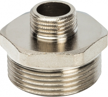 Ниппель Stout SFT-0004 1 1/4"х1/2" переходной, никелированный