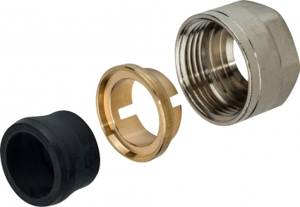 Резьбозажимное соединение Stout SFC-0023-001520 компрессионное, для медных труб 15x3/4