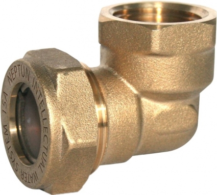 Угольник Neptun 021752 15x1/2" EF, с накидной гайкой