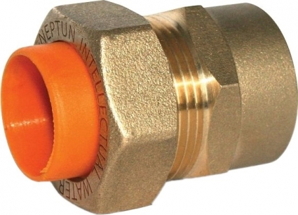 Муфта Neptun 006285 15x1/2" EF, с накидной гайкой, для газа