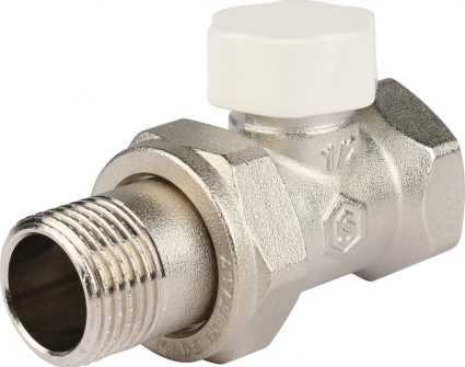 Вентиль Stout SVL 1176 1/2", запорно-балансировочный, прямой