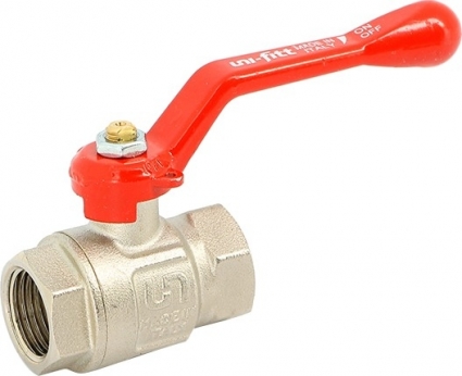 Шаровый кран Uni-Fitt Etalon 110L2000 1/2 вн-вн, полнопроходной, ручка рычаг