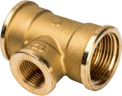 Тройник Stout SFT-0021 1"x1/2"x1"