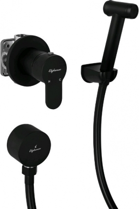 Смеситель Elghansa Roundline 34R0583-Black (Set-84) для душа