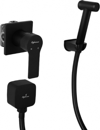 Смеситель Elghansa Squareline 34Q0743-Black (Set-84) для душа