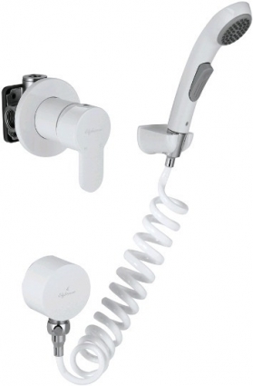 Смеситель Elghansa Roundline 34R0583-White (Set-51) для душа