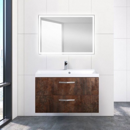 Мебель для ванной BelBagno Aurora 90 metallo vintage