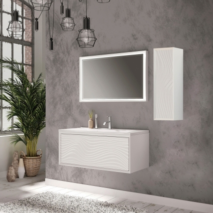 Мебель для ванной Marka One Lisse 90П 1 ящик white
