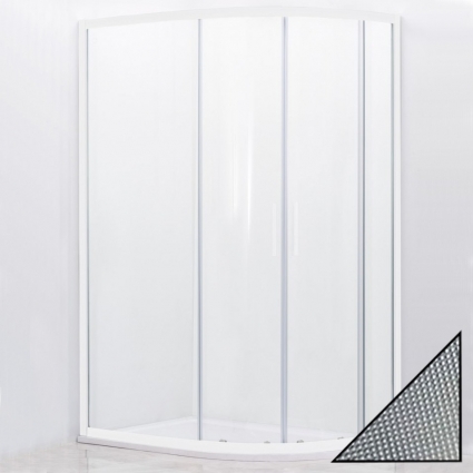 Душевой уголок Cezares Relax RH-2-100/80-P-Bi стекло punto