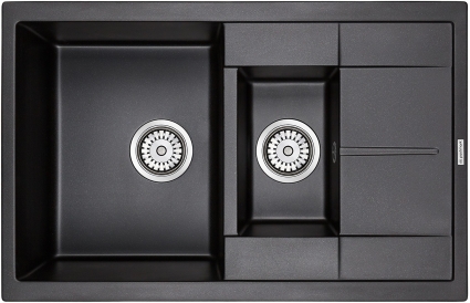 Мойка кухонная Paulmark Feste PM237850-BL черный
