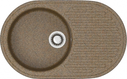 Мойка кухонная ZETT lab. T011Q009 терракот