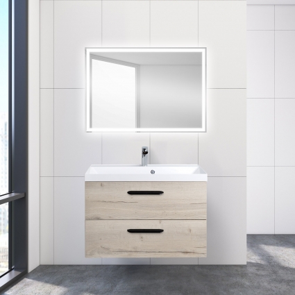 Мебель для ванной BelBagno Aurora 80 rovere galifax bianco