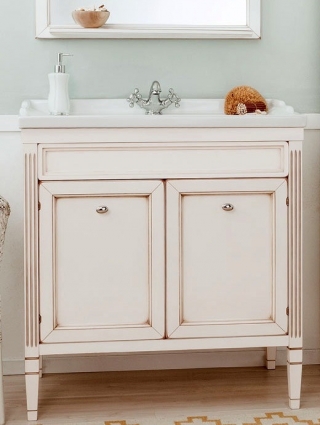 Тумба для комплекта Caprigo Альбион 80 BIANCO Antico