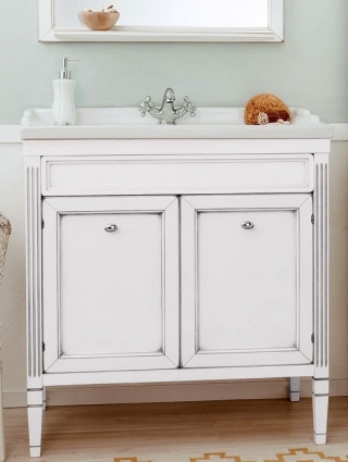 Тумба для комплекта Caprigo Альбион 80 BIANCO Light Vintage