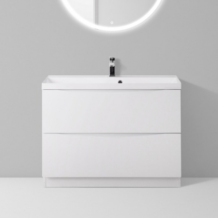 Тумба для комплекта BelBagno Marino 80 bianco lucido, напольная