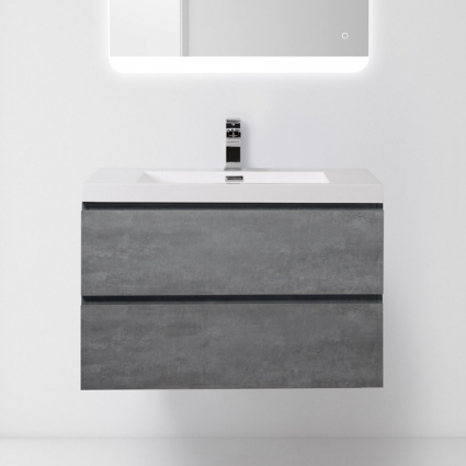 Тумба для комплекта BelBagno Luce 80 stucco cemento