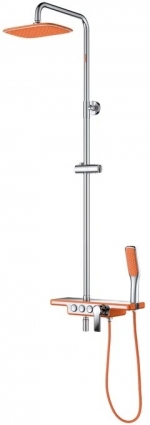 Душевая стойка D&K Kunste DA1443713B13 оранжевый