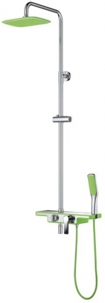 Душевая стойка D&K Humbold DA1453712B13 зеленый