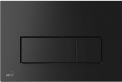 Кнопка смыва AlcaPlast THIN M578 черный матовый