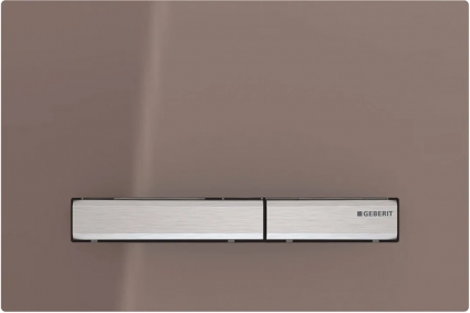 Кнопка смыва Geberit Sigma 50 115.788.SQ.2 темно-коричневое стекло