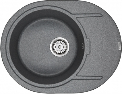 Мойка кухонная Paulmark Oval PM316502-DG графит