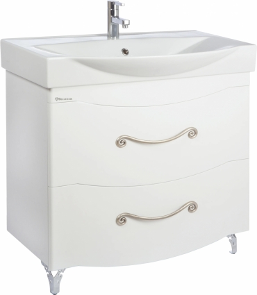 Тумба с раковиной Bellezza Сесилия 85 белая