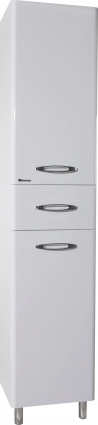Шкаф-пенал Bellezza Джела 40 L, с бельевой корзиной