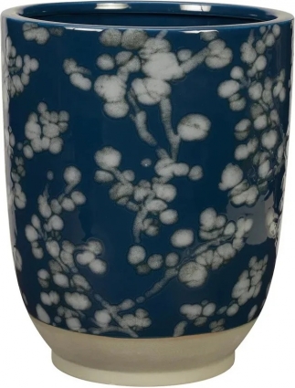 Мусорное ведро Creative Bath Indigo Blossoms IND54BLU