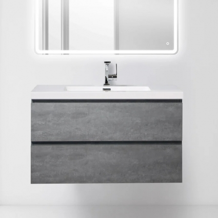 Тумба для комплекта BelBagno Luce 100 stucco cemento
