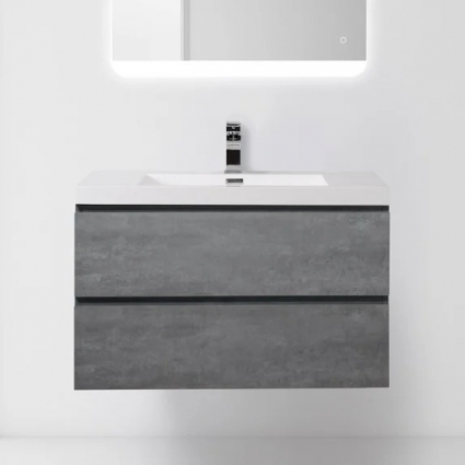 Тумба для комплекта BelBagno Luce 90 stucco cemento