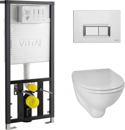 Комплект VitrA Arkitekt 9005B003-7211 кнопка хром