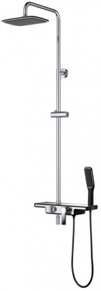 Душевая стойка D&K Technische DA1453715B13 черный
