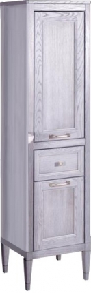 Шкаф-пенал ASB-Woodline Гранда 40 R, серый