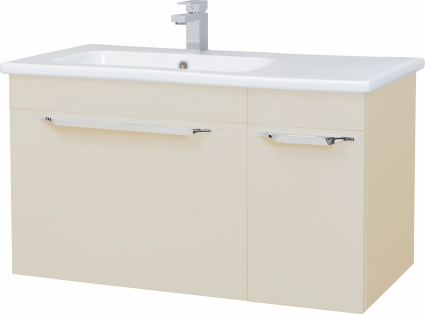 Тумба с раковиной Bellezza Альдо 90 L, бежевая