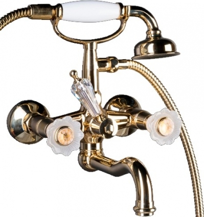 Смеситель Boheme Camelia 293 для ванны с душем