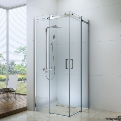 Душевой уголок Berges Wasserhaus Gelios 061022 90х90, профиль хром сильвер