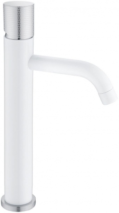 Смеситель Boheme Stick 122-WCR.2 для раковины, white touch chrome