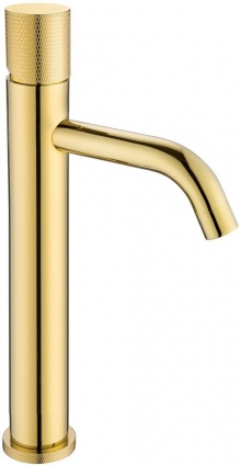 Смеситель Boheme Stick 122-GG.2 для раковины, gold touch gold