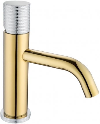 Смеситель Boheme Stick 121-CRG.2 для раковины, chrome touch gold