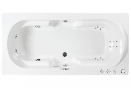 Гидромассаж Riho Montreal Yan Pool W-pool HM с электроуправлением, белый